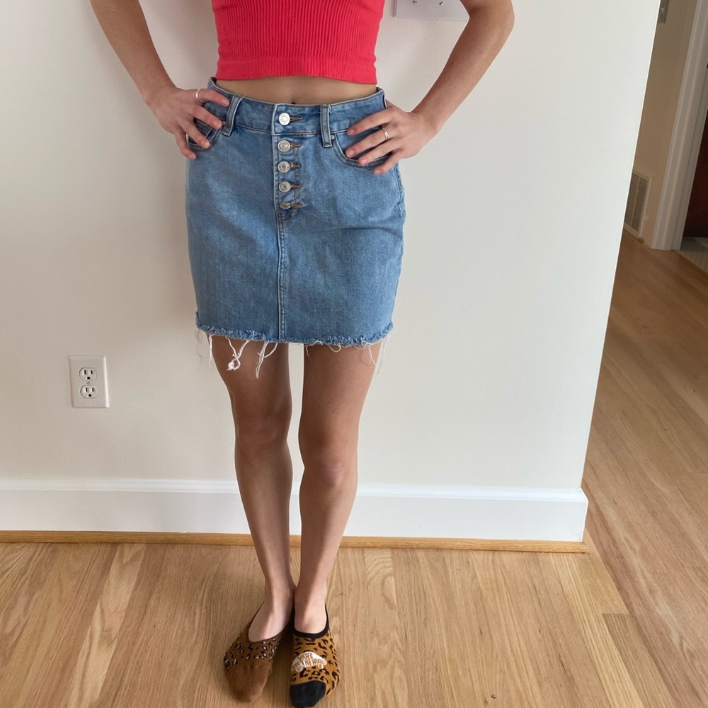 Pacsun denim mini skirt - Picture 2 of 2
